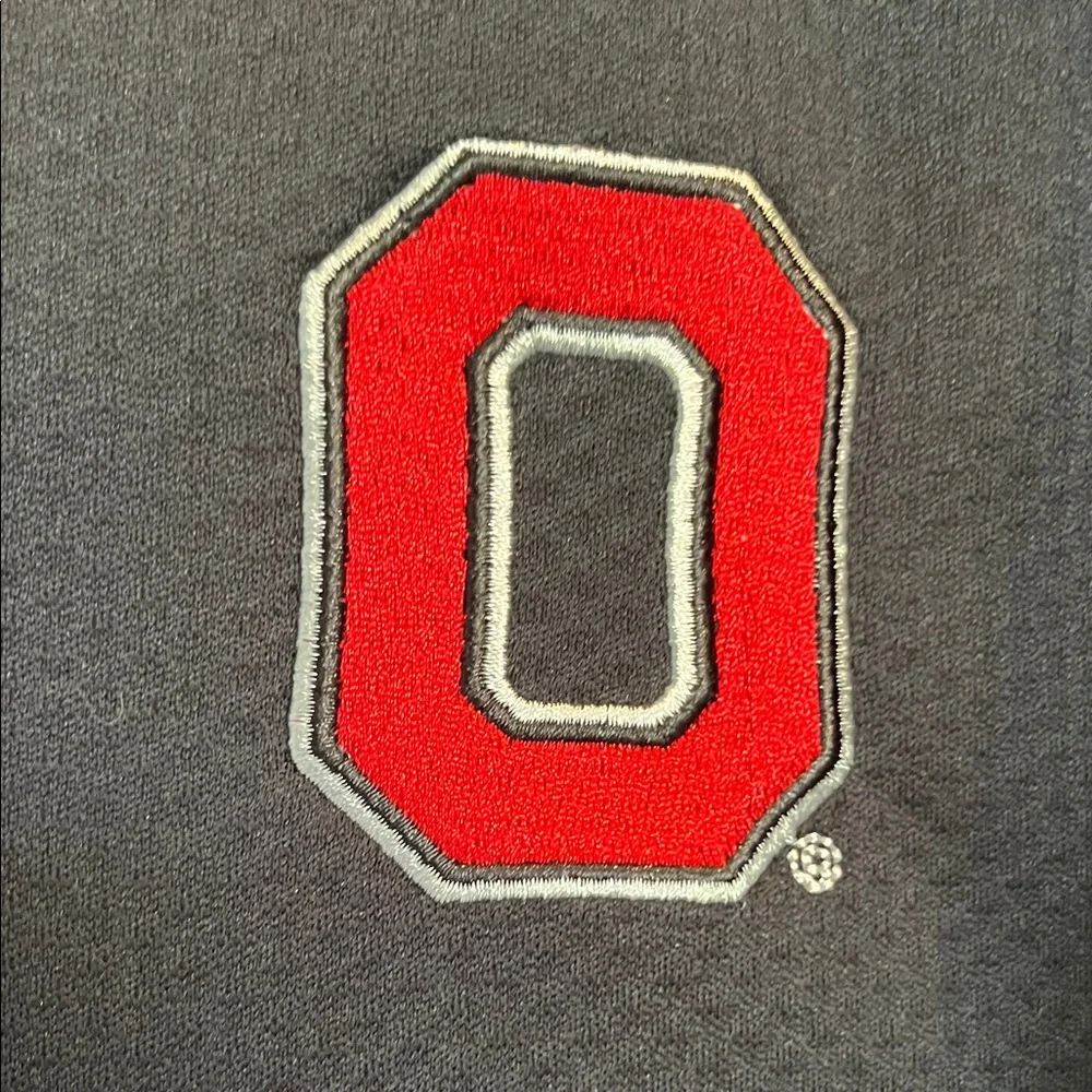 Ohio Sate Varsity Apparel Men's Quarter Zip Long Sleeve Shirt Size Medium